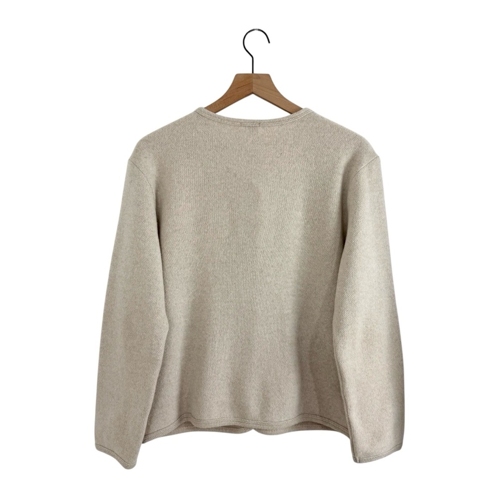 LESET Cream Button Front Cardigan - Picture 7 of 12